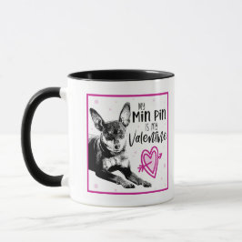 MinPin Valentine Tasse | Niedliches Min Button Zei