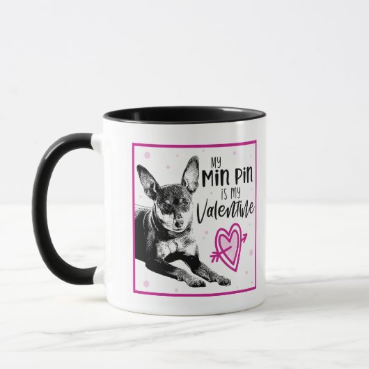 MinPin Valentine Tasse | Niedliches Min Button Zei (Links)