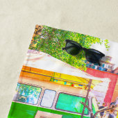 Minsk Belarus Architektur Graffiti Gebiet Strandtuch (Beispiel)