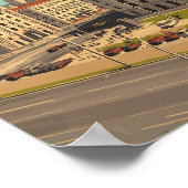 Minsk Belarus Illustration Reisen Kunst Vintag Poster (Ecke)