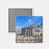 Minsk Belarus Staat Circus Architecture City Magnet (Vorderseite/Rückseite)