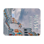 Minsk, belarussische Gastronomie Magnet (Horizontal)