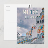 Minsk, belarussische Gastronomie Postkarte (Vorne/Hinten)