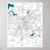 Minsk City Map Poster (Vorne)