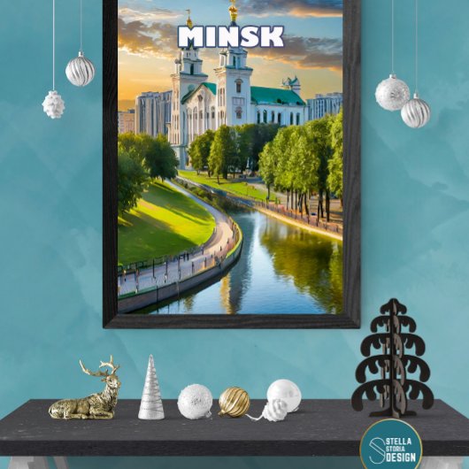 Minsk enthüllt, diskret und majestätisch poster