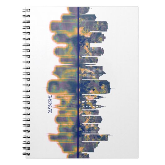 Minsk Skyline Notizblock (Vorderseite)