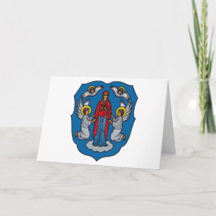Minsk-Wappen-Grußkarte Karte
