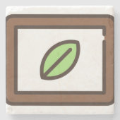 Mint-1 Steinuntersetzer (Vorderseite)