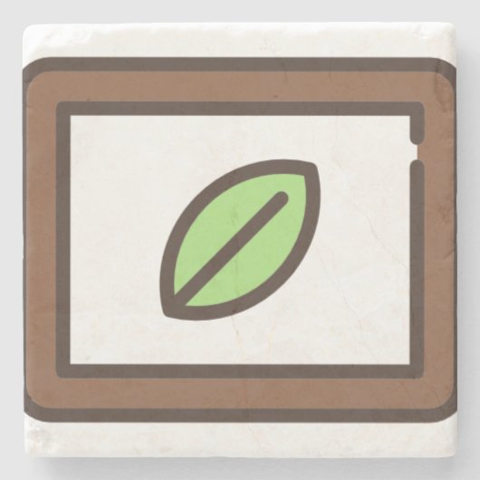 Mint-1 Steinuntersetzer (Vorderseite)