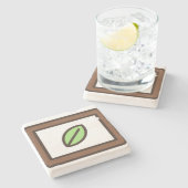 Mint-1 Steinuntersetzer (Seitenansicht)