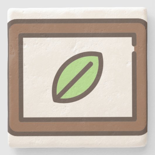 Mint-1 Steinuntersetzer (Vorderseite)