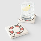 Mint-2 Steinuntersetzer (Seitenansicht)