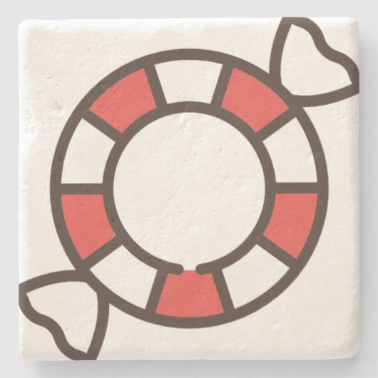 Mint-2 Steinuntersetzer (Vorderseite)