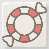 Mint-2 Steinuntersetzer (Vorderseite)