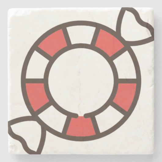 Mint-2 Steinuntersetzer (Vorderseite)