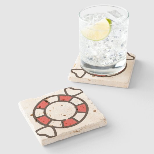 Mint-2 Steinuntersetzer (Seitenansicht)