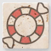 Mint-2 Steinuntersetzer (Vorderseite)