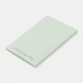 Mint 4x6 vom Schreibtisch des Skripts Post-it Klebezettel (angewinkelt)