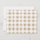 Mint and Peach Pumpkin Reveal Danke Karte (Rückseite)