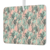 Mint and Pink Forest Pattern Autolufterfrischer (Links)