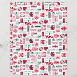 Mint and Red Christmas präsentiert Scrapbook Paper
