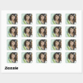 Mint Aqua Abschluss Foto Stickers (Blatt)