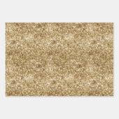 Mint Aqua Confetti Glitzer Unicorn Geschenkpapier Set (Vorderseite 3)