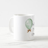 Mint Balloon Cream Bow Dreams Kaffeetasse (Vorderseite Links)