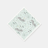 Mint Batty, Stars & Monde Niedlich Serviette (Ecke)