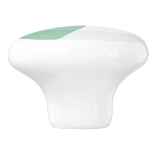 Mint Beach Ball Beach House Türknopf Keramikknauf (Seitenansicht)