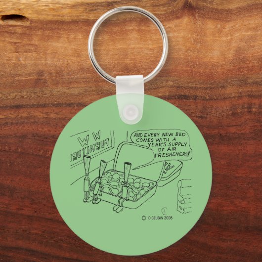 Mint-Bed-Schlüsselanhänger Schlüsselanhänger (Rückseite)