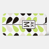 Mint & Black Floral Muster iPad Mini Fall Case-Mate iPhone Hülle (Rückseite (Horizontal))