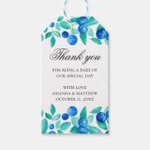 Mint blaue Hochzeit danke. Heidelbeere