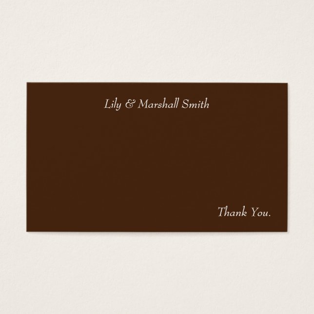 Mint Blossom Dankeschön Karte (Vorderseite)