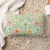 Mint Blossom Lumbar Kissen (Decke)