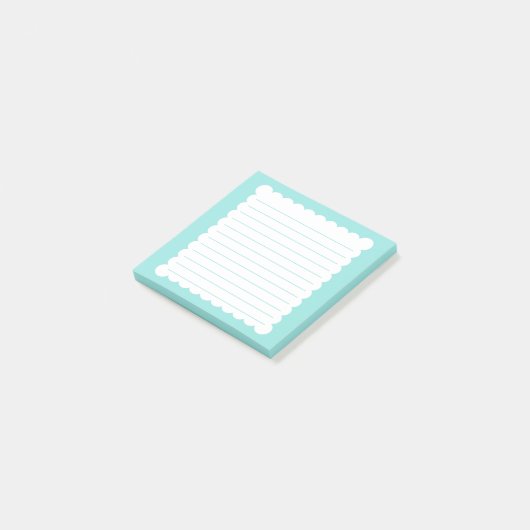 Mint Blue Post-it®-Hinweise Post-it Klebezettel (angewinkelt)