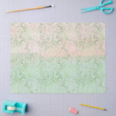 Mint Blush Pink Aquarell Confetti Punkte Seidenpapier (Basteln)