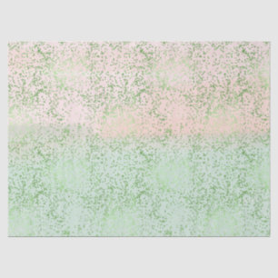 Mint Blush Pink Aquarell Confetti Punkte Seidenpapier