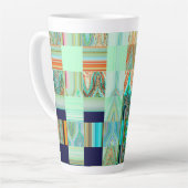 Mint Bohême Latte Tasse (Linke Ecke)