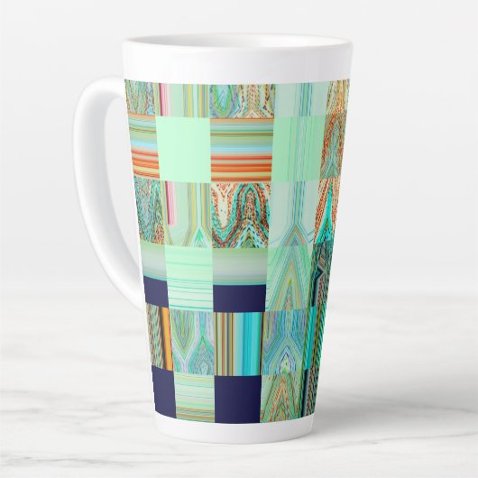 Mint Bohême Latte Tasse (Linke Ecke)