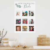 Mint Botanical Foto Showspiel Poster (Küche)