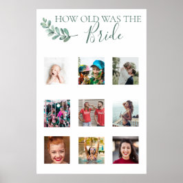 Mint Botanical Foto Showspiel Poster