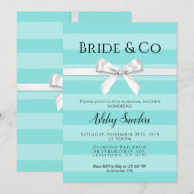 Mint Bride & Co Bridal Dusche Einladung