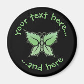 Mint Butterfly Magnet (Vorne)