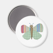 Mint Butterfly Magnet (Vorderseite/Rückseite)