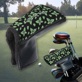 Mint Butterfly Pattern Golf Headcover