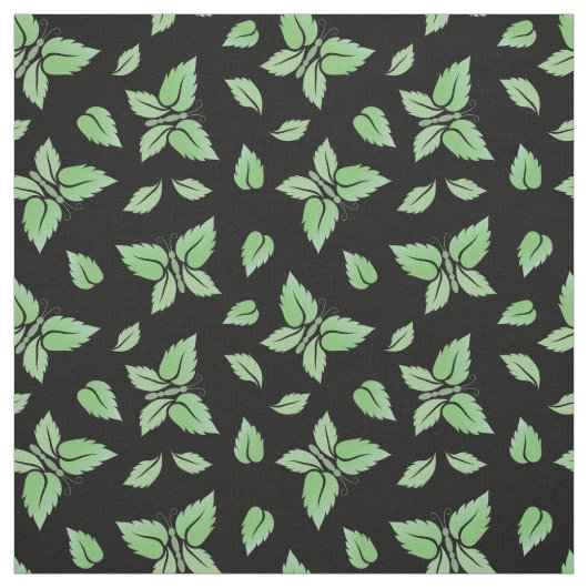 Mint Butterfly Pattern Stoff (Muster)