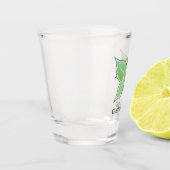 Mint Butterfly Schnapsglas (Links)