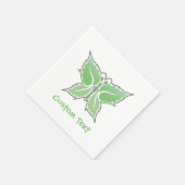 Mint Butterfly Serviette (Ecke)