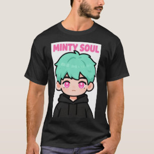 Mint Chibi-Rebell: Kawaii-Anime-Straßenbekleidung T-Shirt